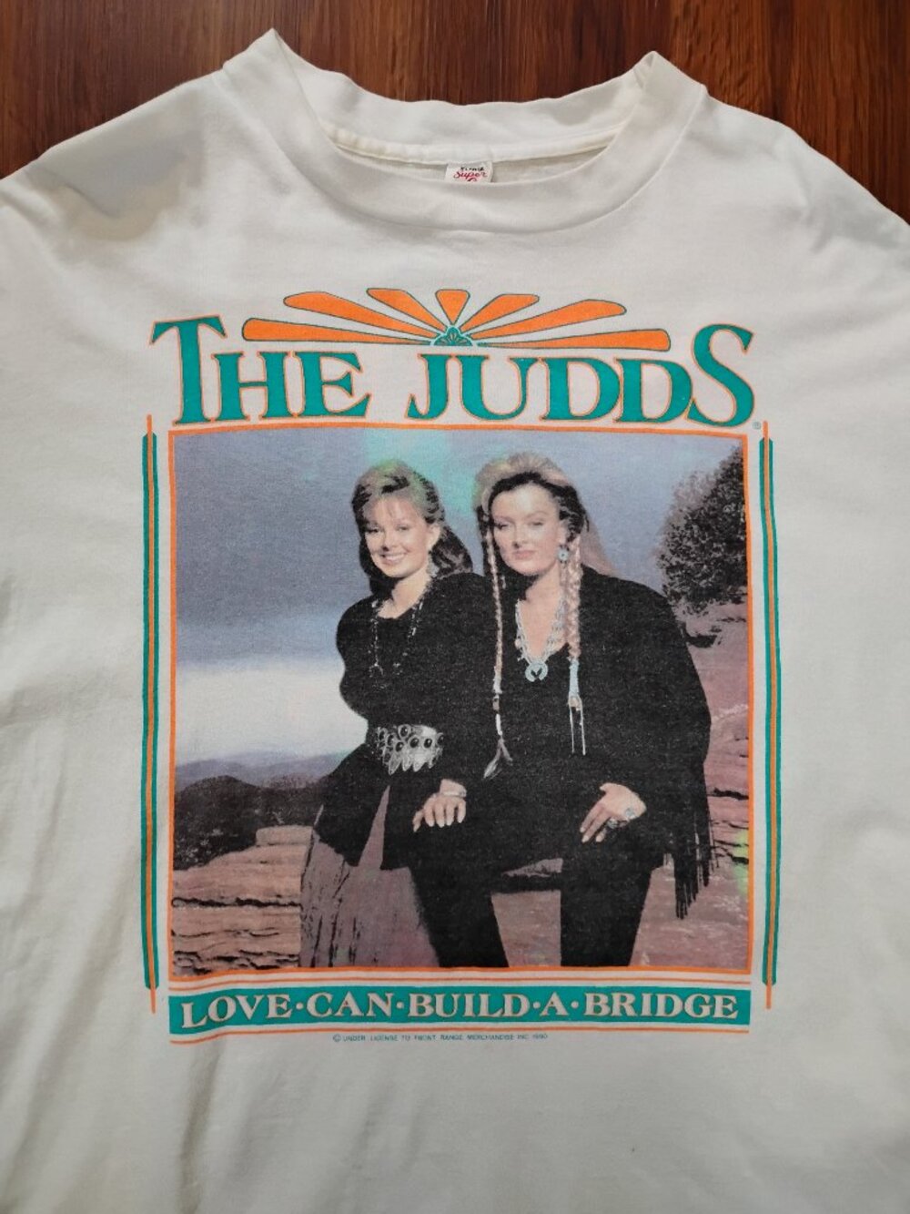 Vintage The Judds Love Can Build A Bridge Tour 1991 T-Shirt